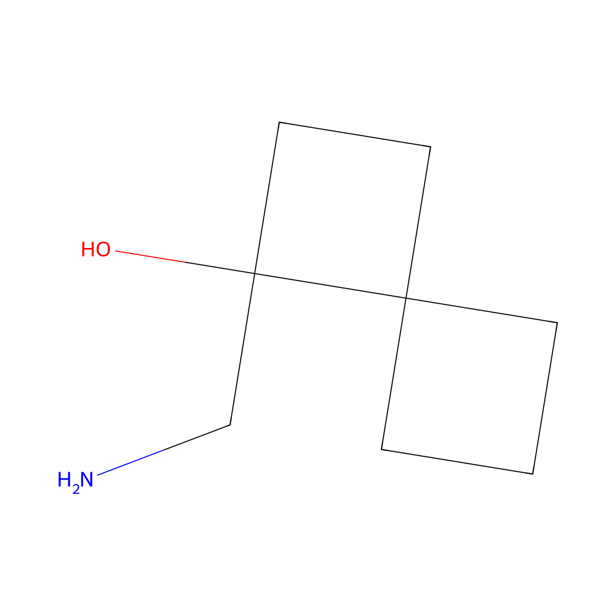 1-(Aminomethyl)spiro[3.3]heptan-1-ol molecular structure, CAS 2728317-57-3