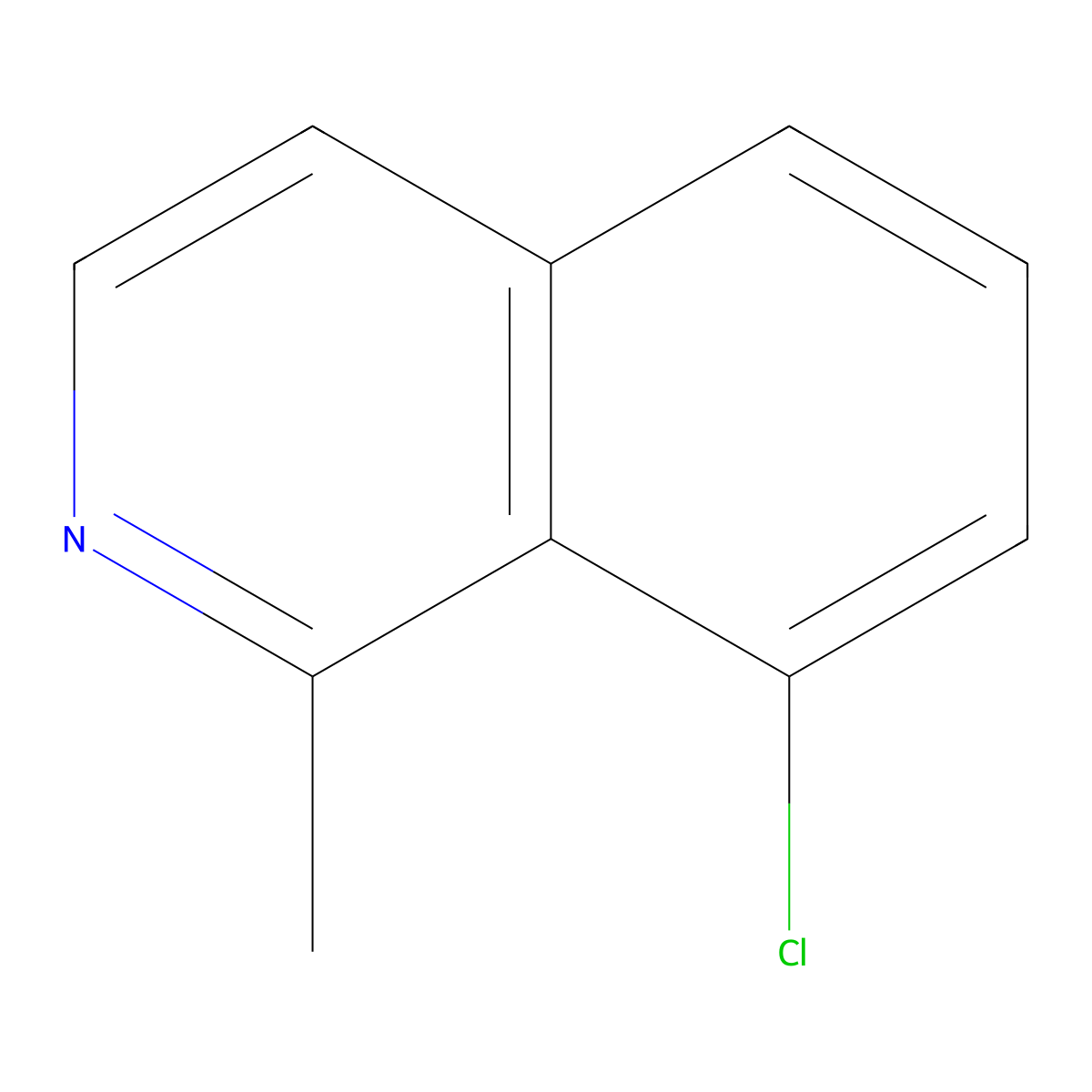 8-Chloro-1-methylisoquinoline molecular structure, CAS 2728552-17-6