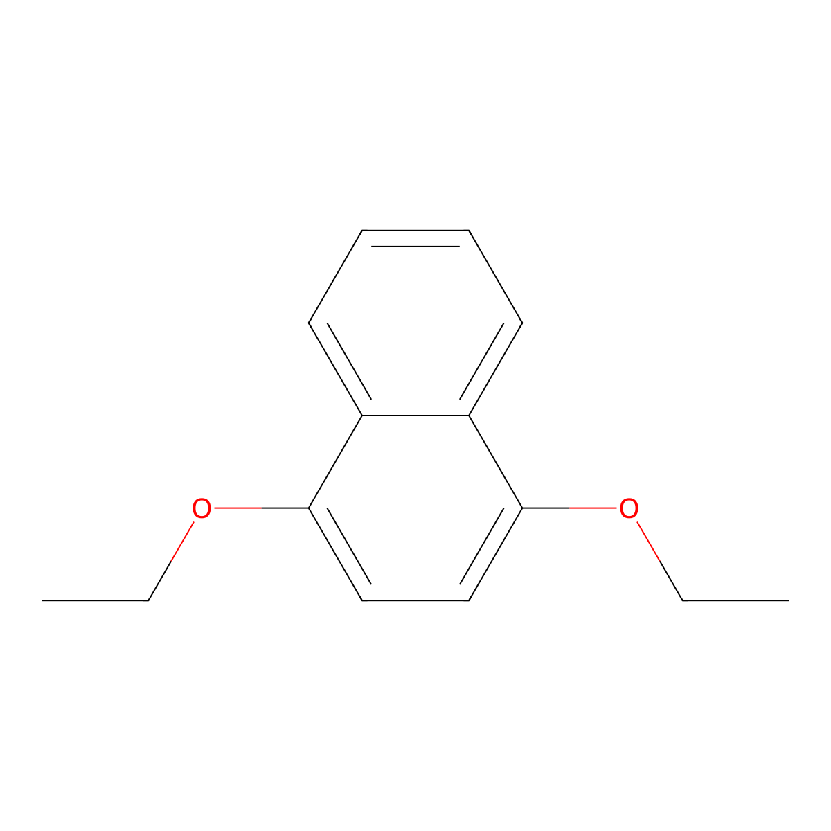 1,4-Diethoxynaphthalene molecular structure, CAS 27294-37-7