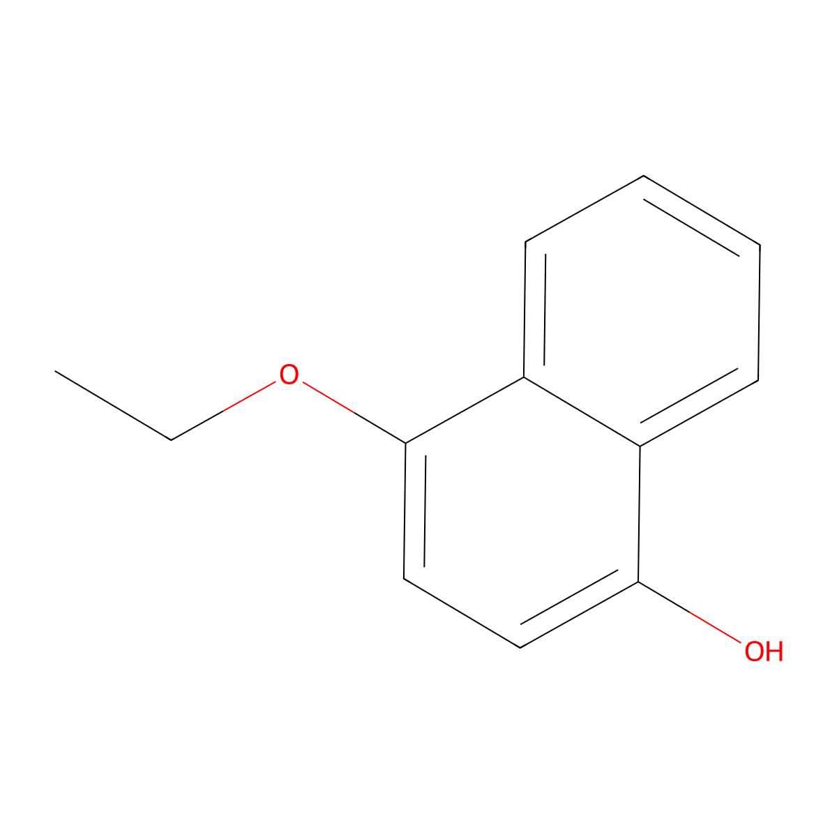 4-Ethoxynaphthalen-1-ol molecular structure, CAS 27294-38-8