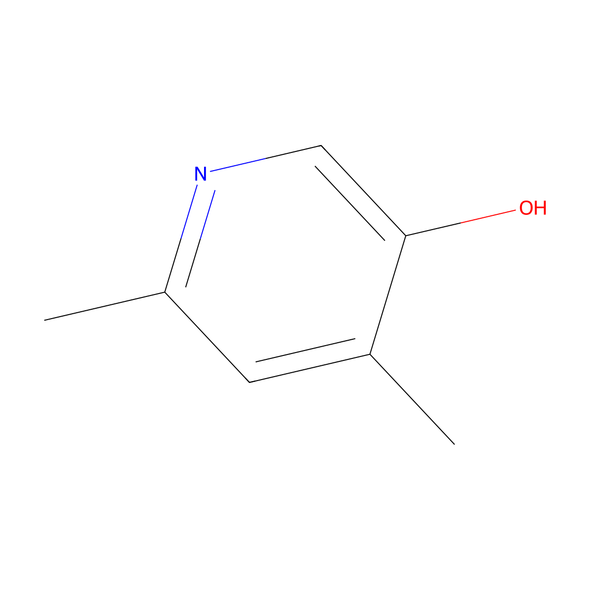 4,6-Dimethyl-3-Hydroxypyridine molecular structure, CAS 27296-77-1