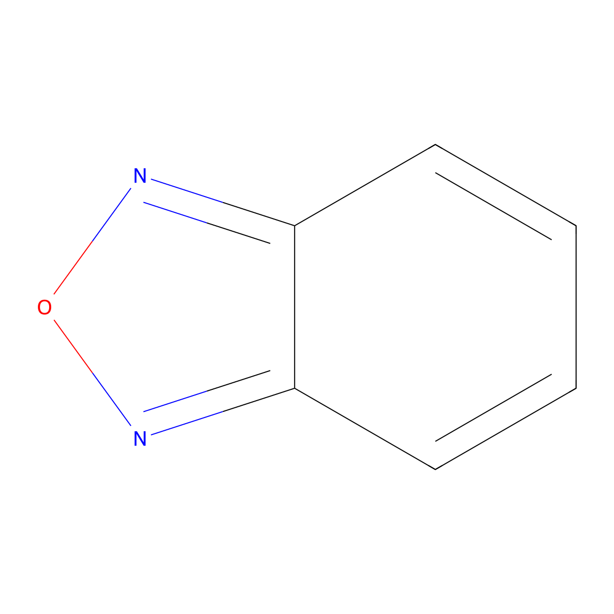 2,1,3-Benzoxadiazole molecular structure, CAS 273-09-6
