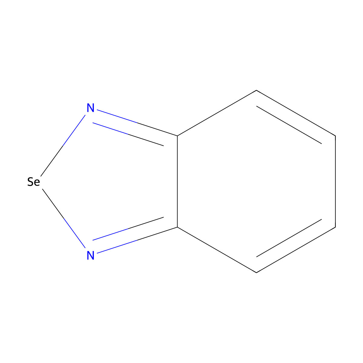 Piaselenole molecular structure, CAS 273-15-4