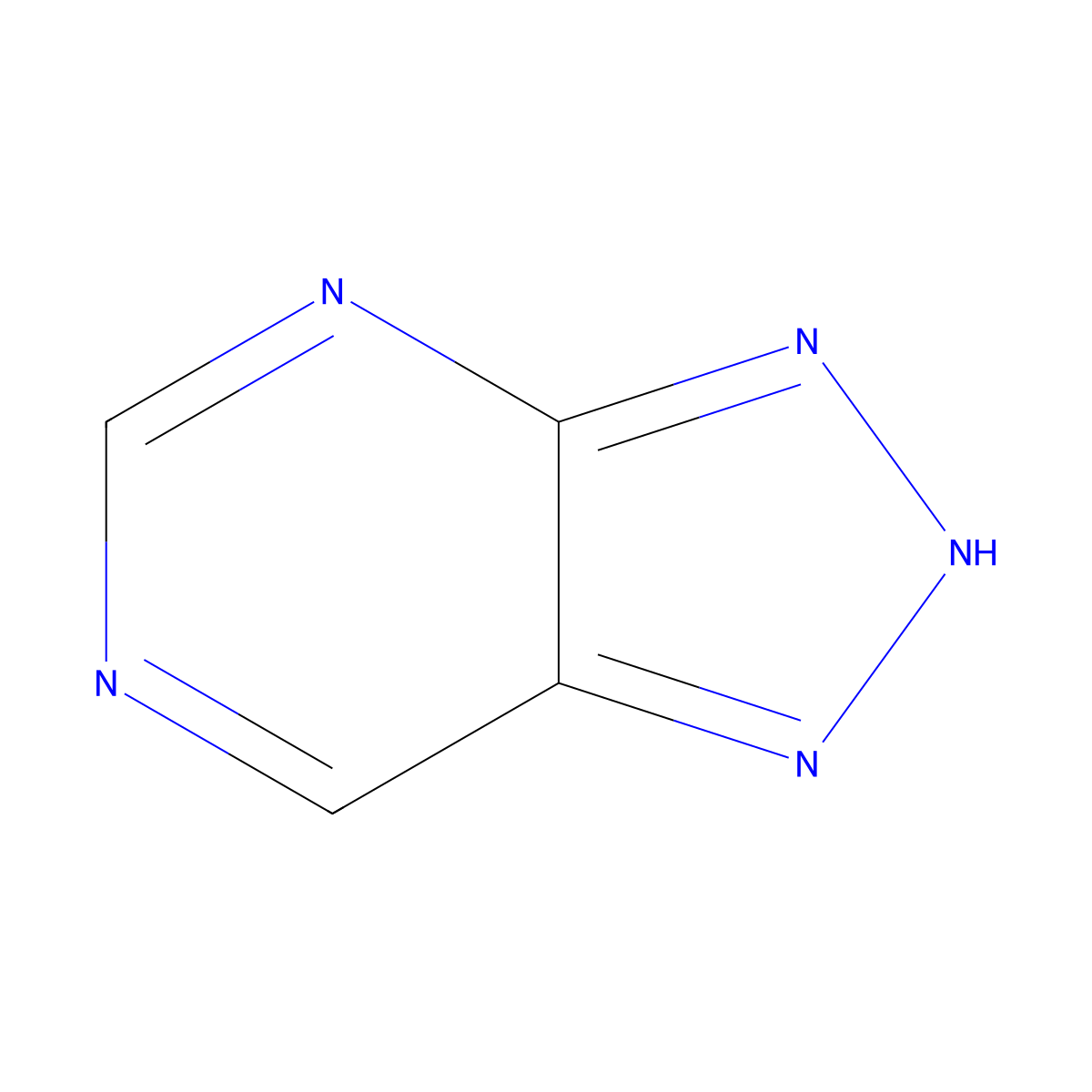 Triazolopyrimidine molecular structure, CAS 273-40-5