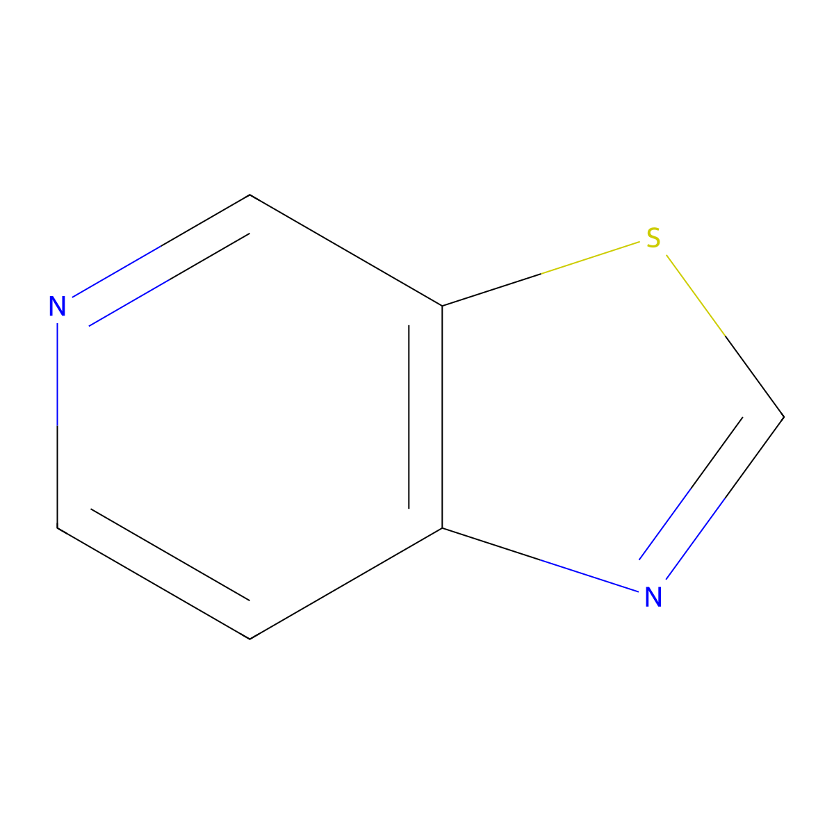 Thiazolo[5,4-c]pyridine molecular structure, CAS 273-70-1