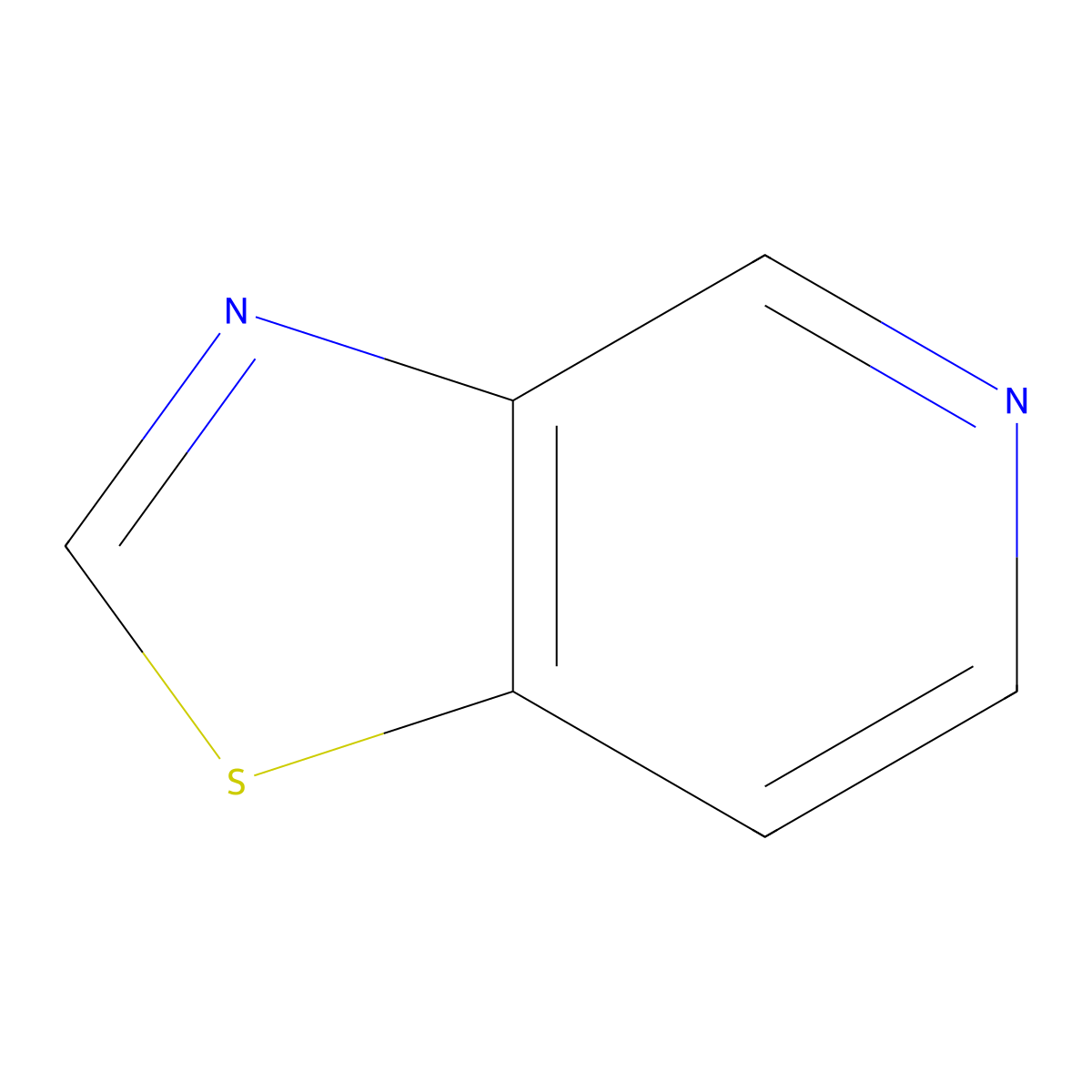 Thiazolo[4,5-c]pyridine molecular structure, CAS 273-75-6