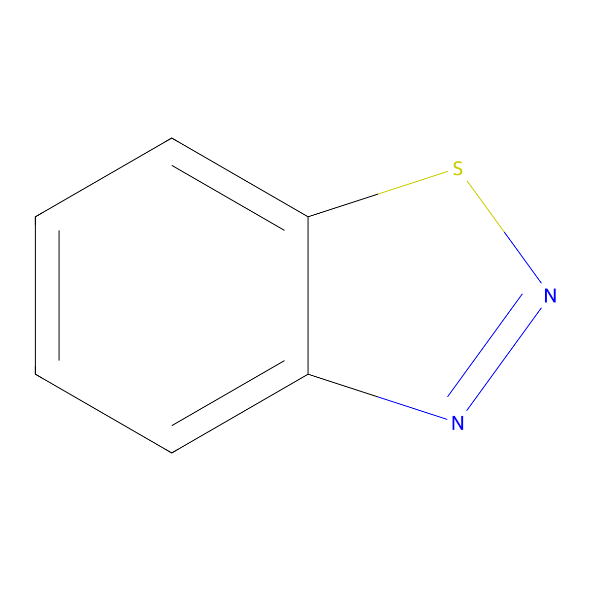 1,2,3-Benzothiadiazole molecular structure, CAS 273-77-8