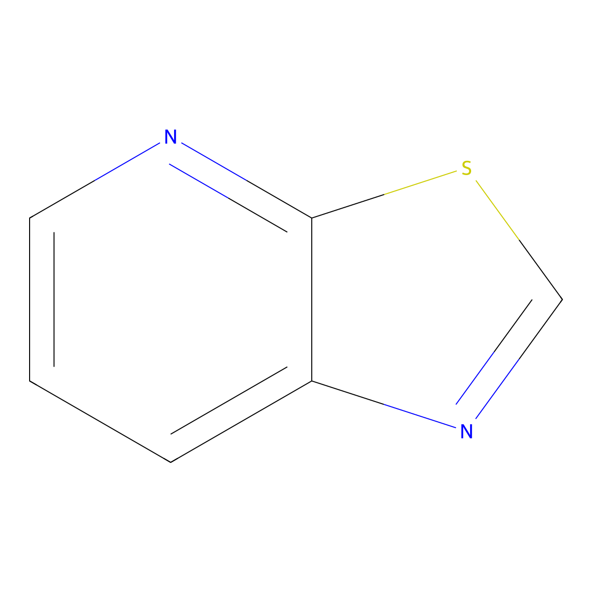 Thiazolo(5,4-b)pyridine molecular structure, CAS 273-84-7