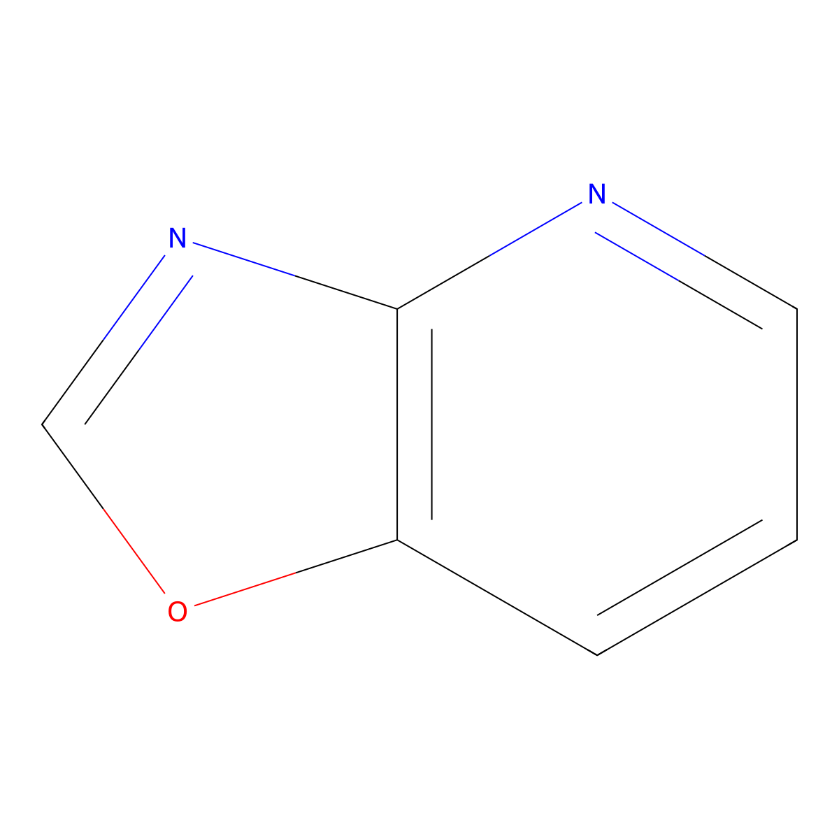 Oxazolo(4,5-b)pyridine molecular structure, CAS 273-97-2