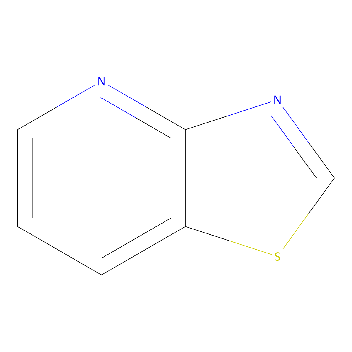 [1,3]Thiazolo[4,5-b]pyridine molecular structure, CAS 273-98-3