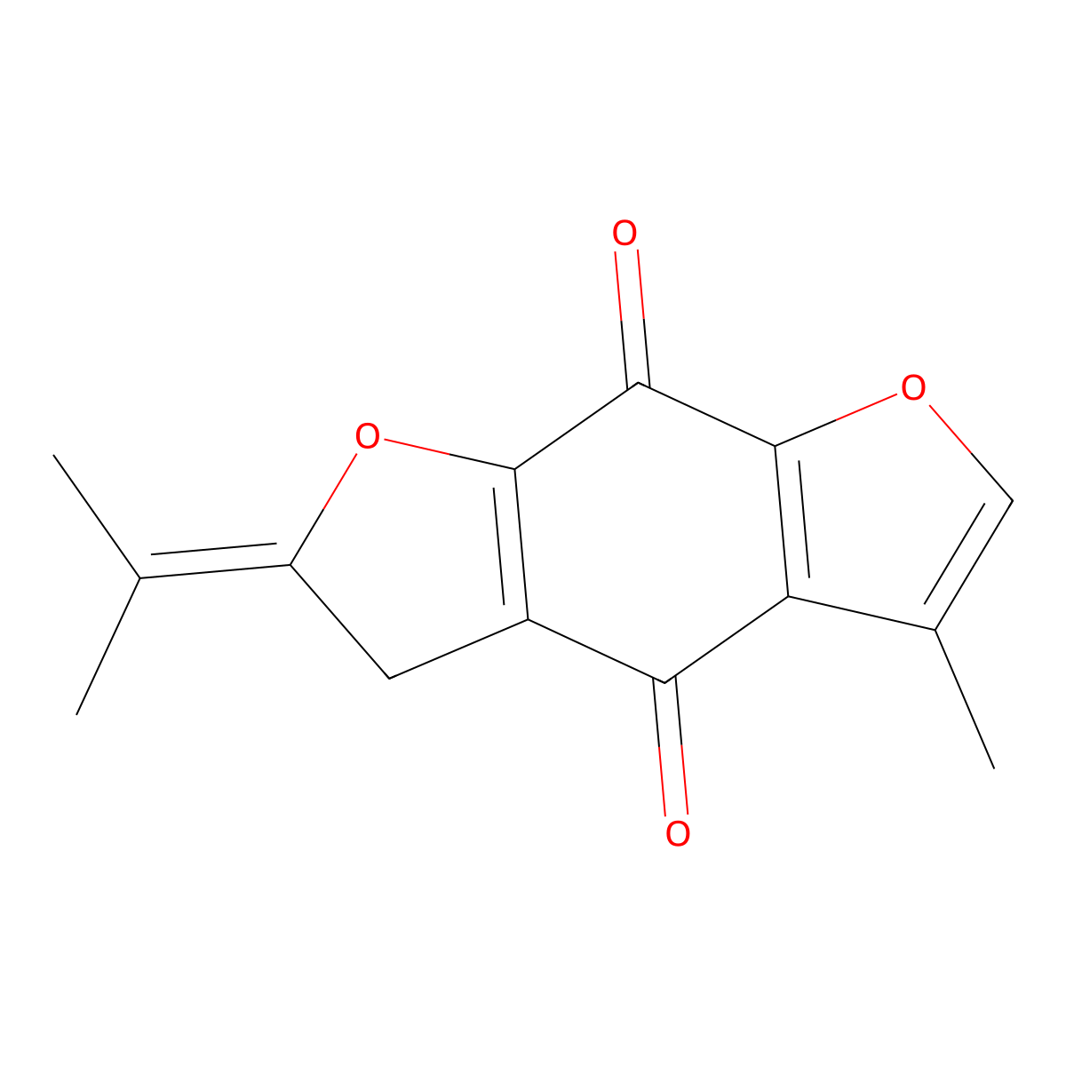 Dihydrocyperaquinone molecular structure, CAS 27304-02-5