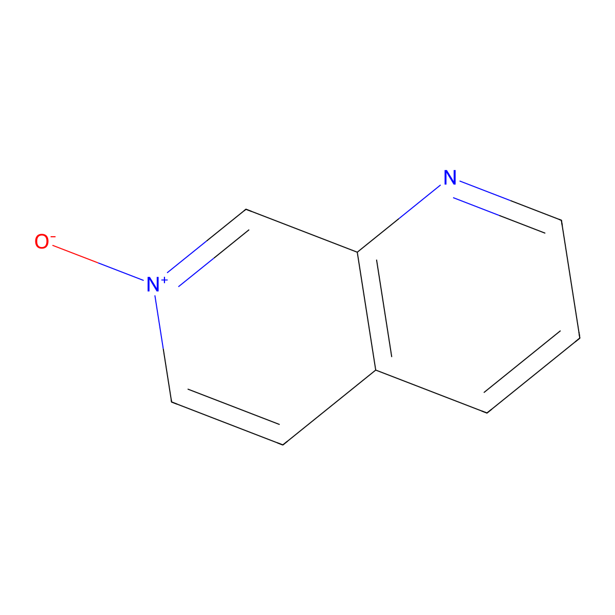 1,7-Naphthyridine 7-oxide molecular structure, CAS 27305-53-9