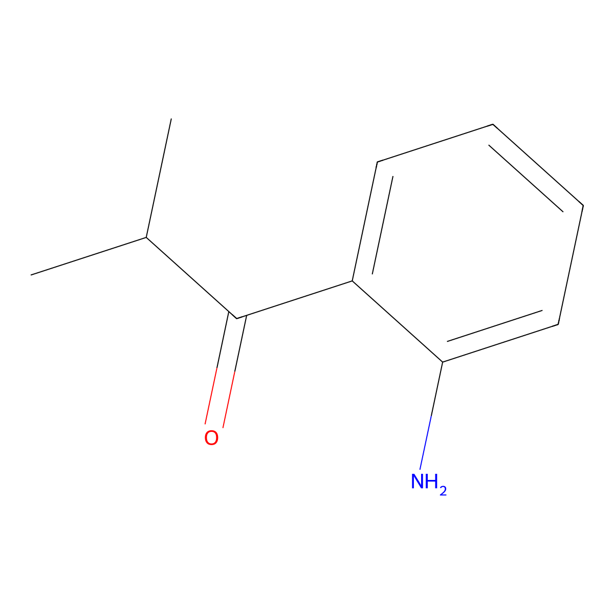 1-(2-Aminophenyl)-2-methylpropan-1-one molecular structure, CAS 27309-55-3