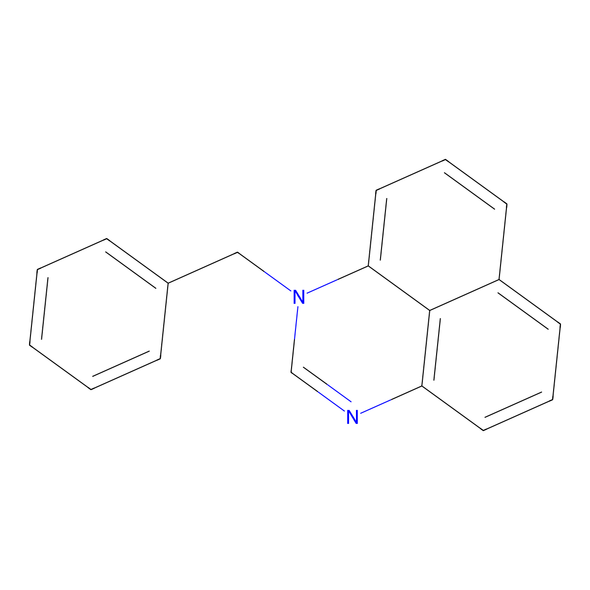 1-benzyl-1H-perimidine molecular structure, CAS 27310-93-6