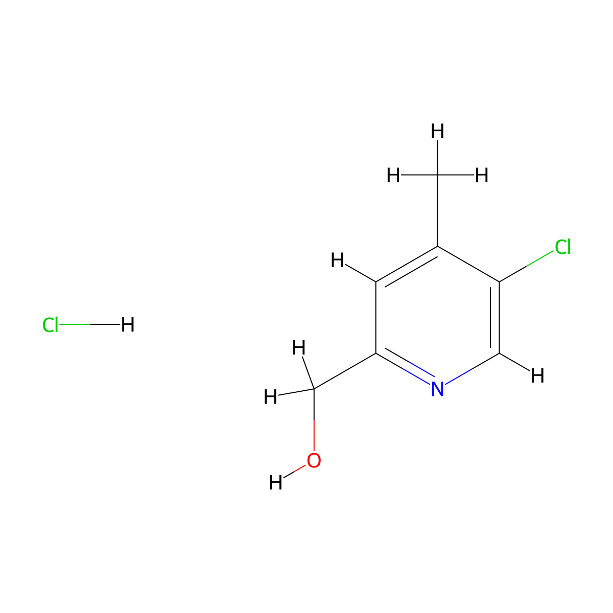 (5-Chloro-4-methylpyridin-2-yl)methanol hydrochloride molecular structure, CAS 2731006-35-0