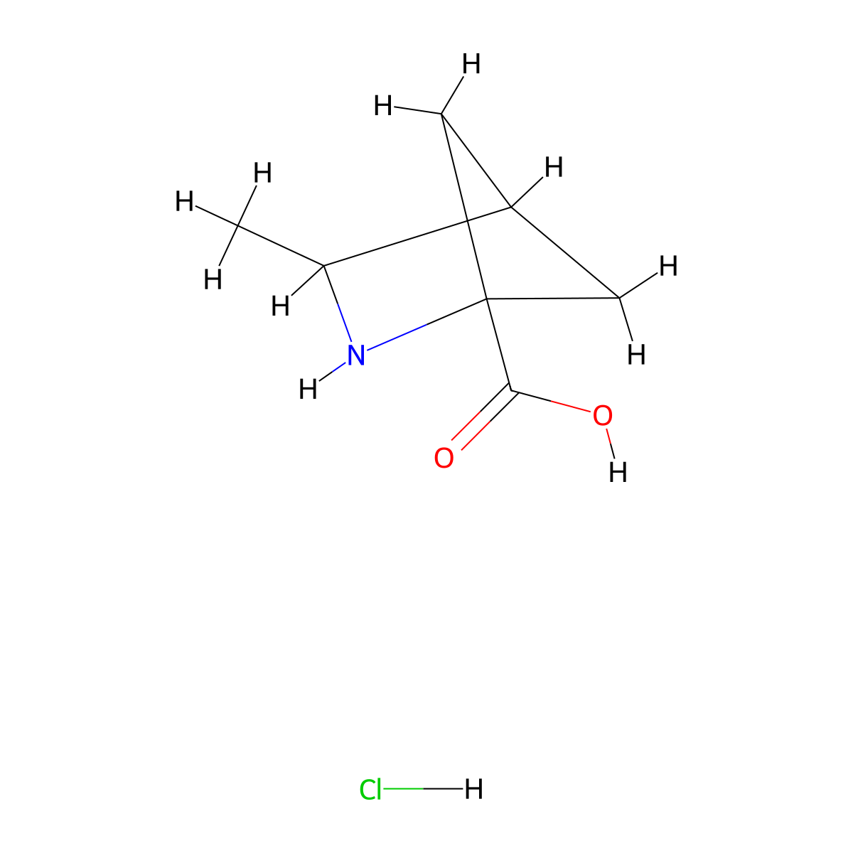 3-Methyl-2-azabicyclo[2.1.1]hexane-1-carboxylic acid hydrochloride molecular structure, CAS 2731006-47-4
