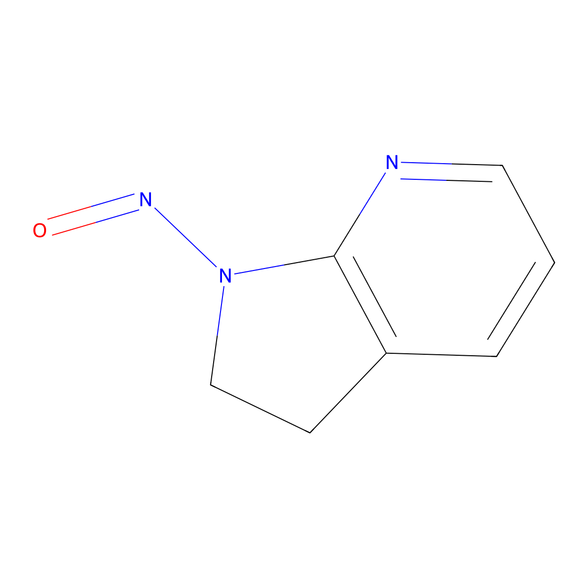 1-nitroso-1H,2H,3H-pyrrolo[2,3-b]pyridine molecular structure, CAS 2731007-77-3