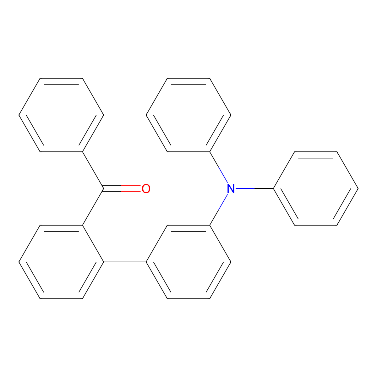 2'-benzoyl-N,N-diphenyl-[1,1'-biphenyl]-3-amine molecular structure, CAS 2731008-20-9