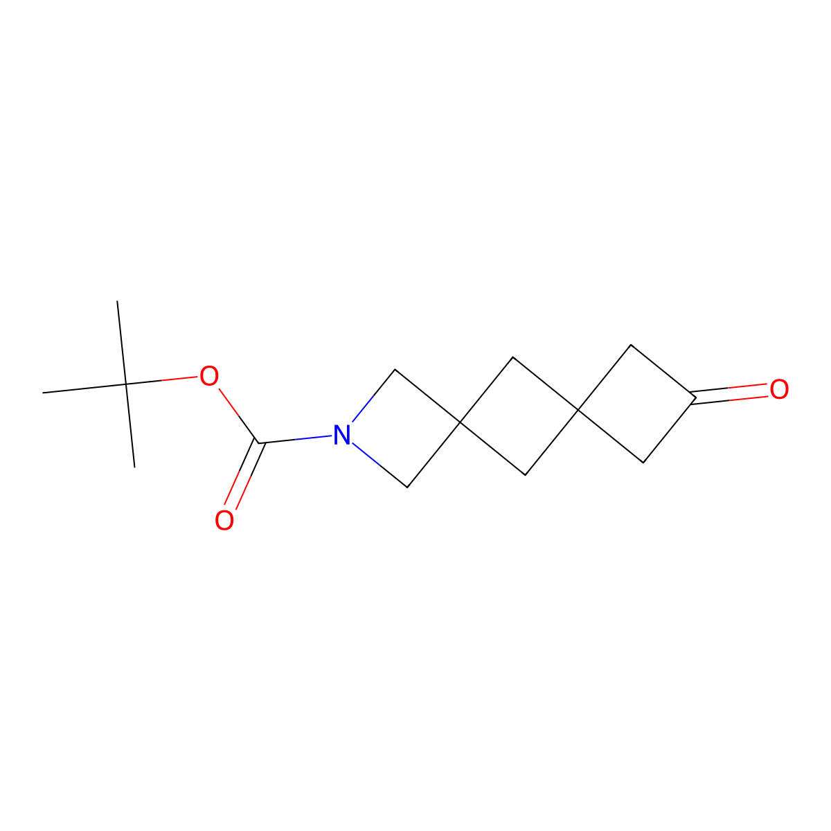 Tert-butyl 8-oxo-2-azadispiro[3.1.3^{6}.1^{4}]decane-2-carboxylate molecular structure, CAS 2731009-01-9