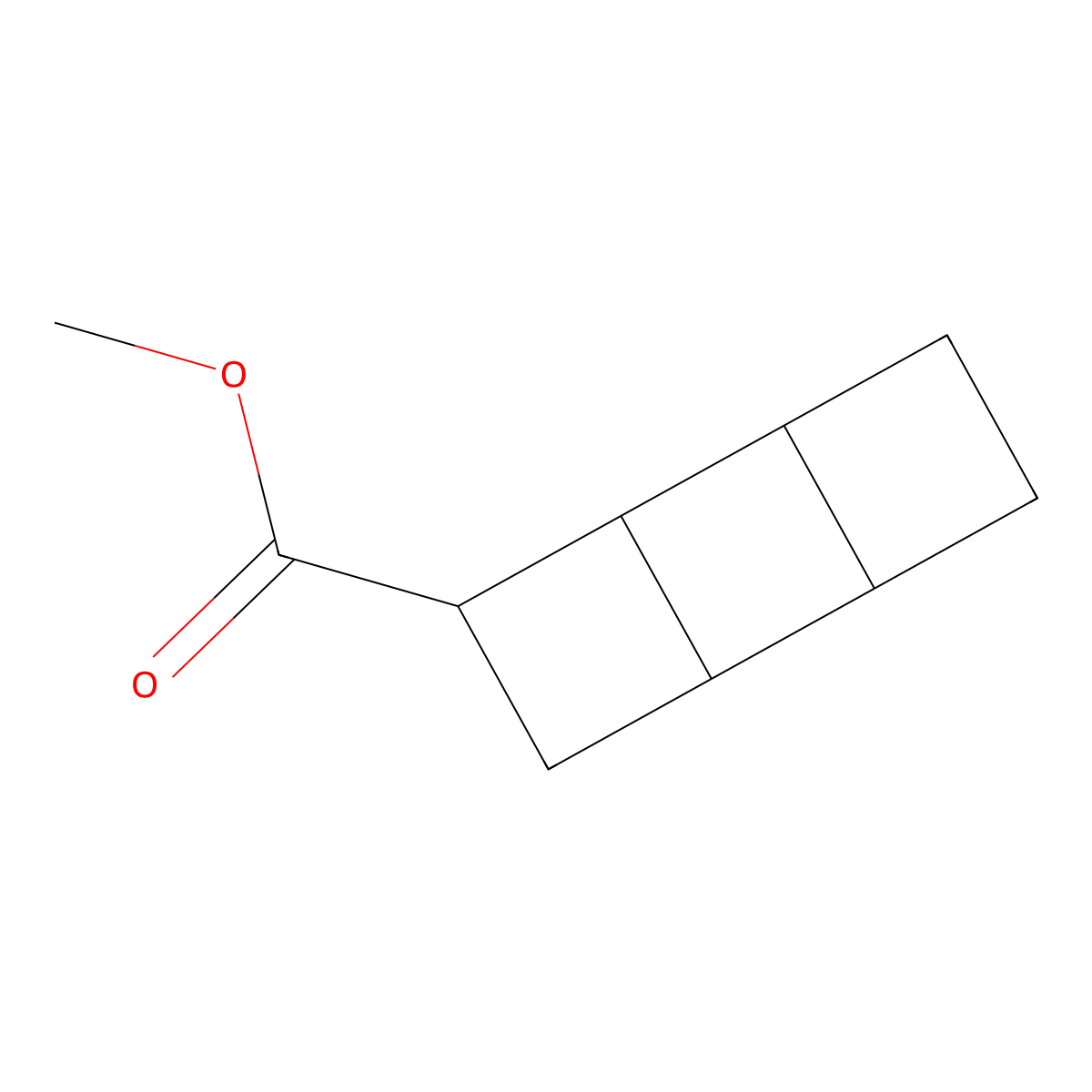 Methyl tricyclo[4.2.0.0,2,5]octane-3-carboxylate molecular structure, CAS 2731009-59-7