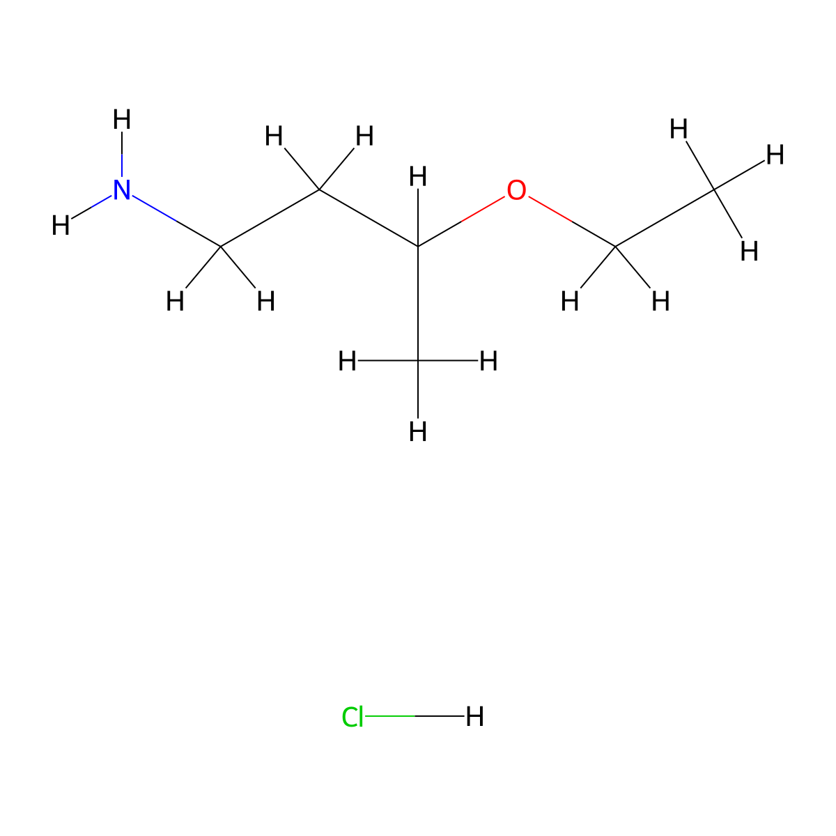 3-Ethoxybutan-1-amine hydrochloride molecular structure, CAS 2731009-87-1