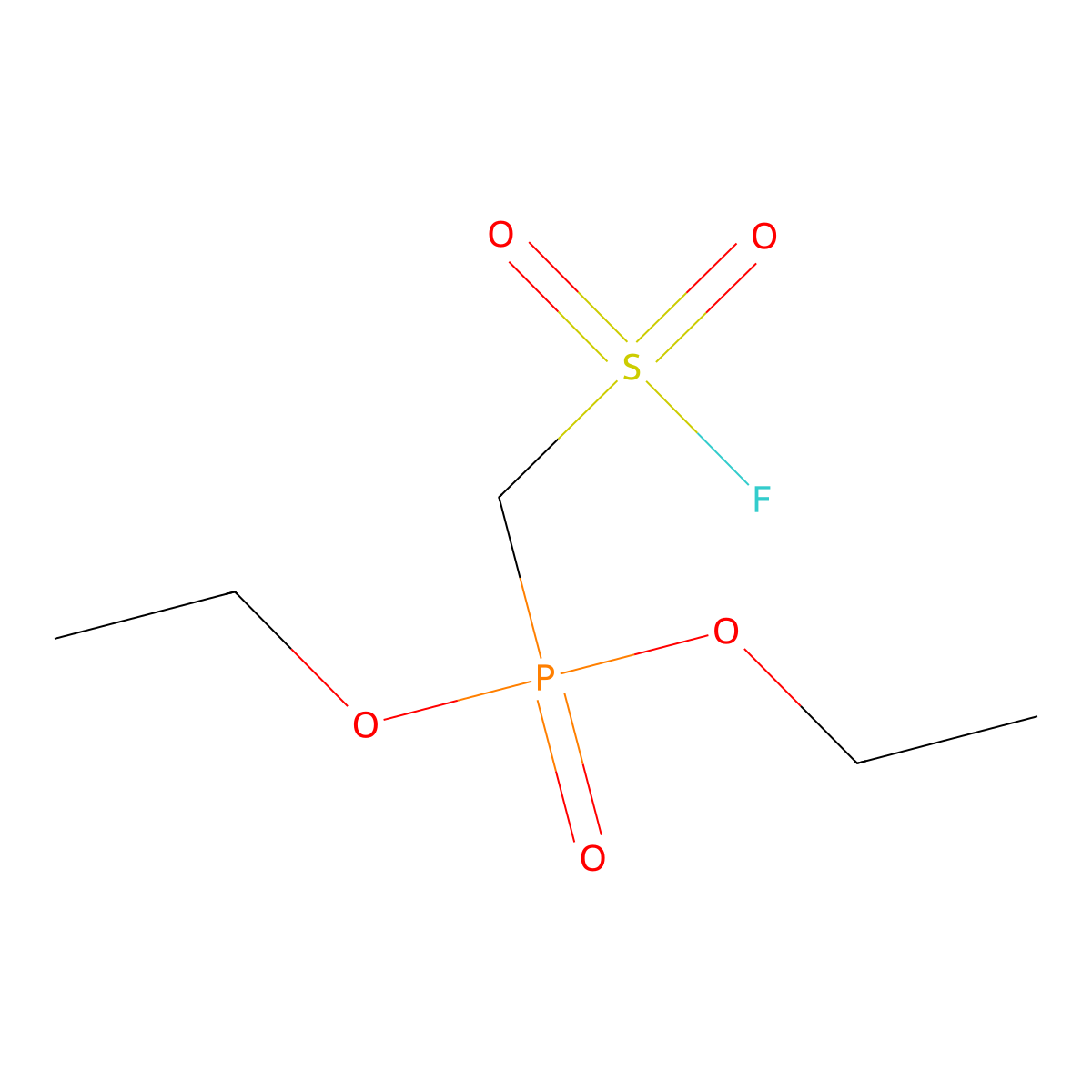 Diethyl ((fluorosulfonyl)methyl)phosphonate molecular structure, CAS 2731010-66-3
