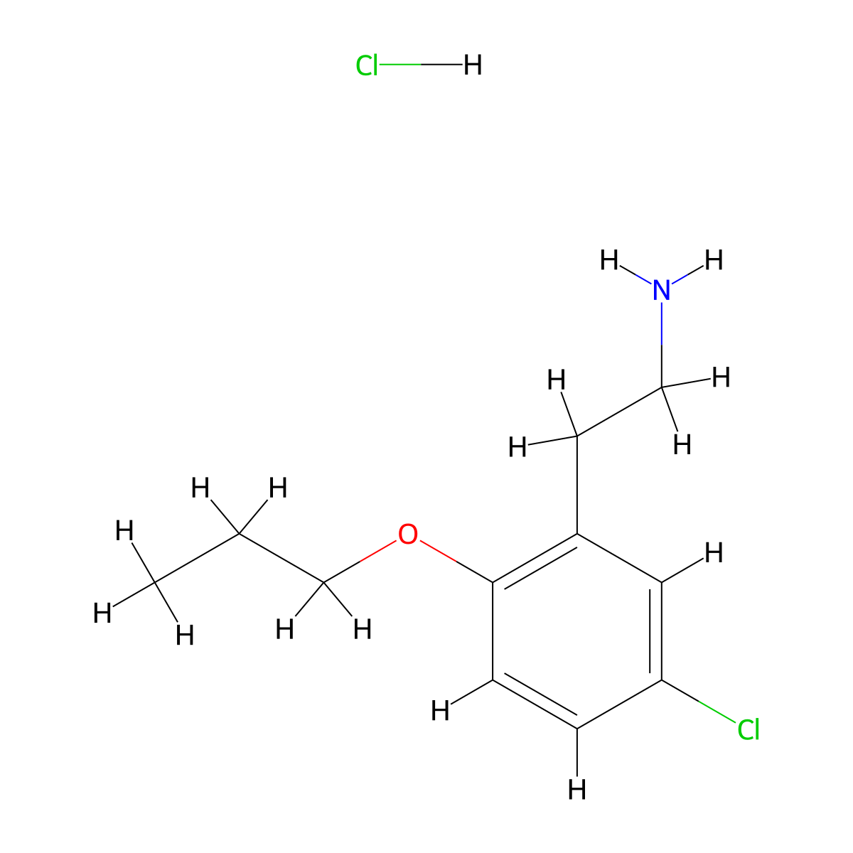 2-(5-Chloro-2-propoxyphenyl)ethan-1-aminehydrochloride molecular structure, CAS 2731011-05-3