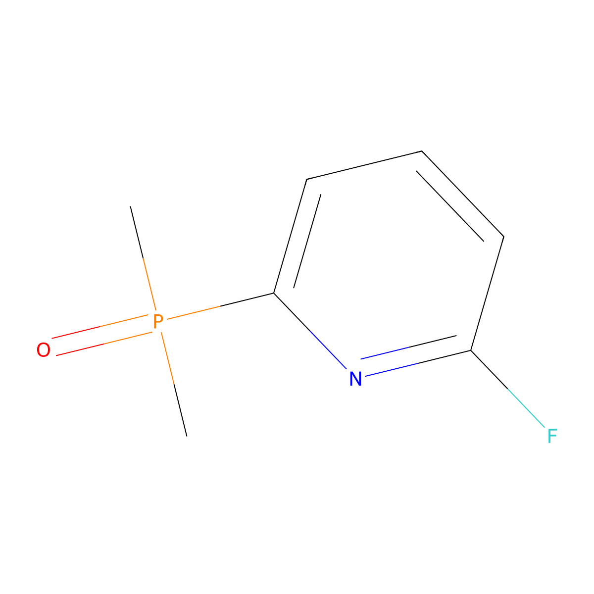 (6-Fluoropyridin-2-yl)dimethylphosphine oxide molecular structure, CAS 2731011-09-7