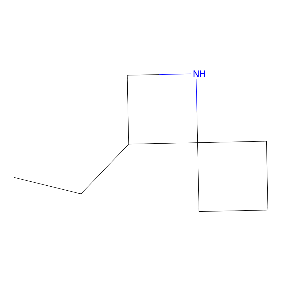 3-Ethyl-1-azaspiro[3.3]heptane molecular structure, CAS 2731014-39-2
