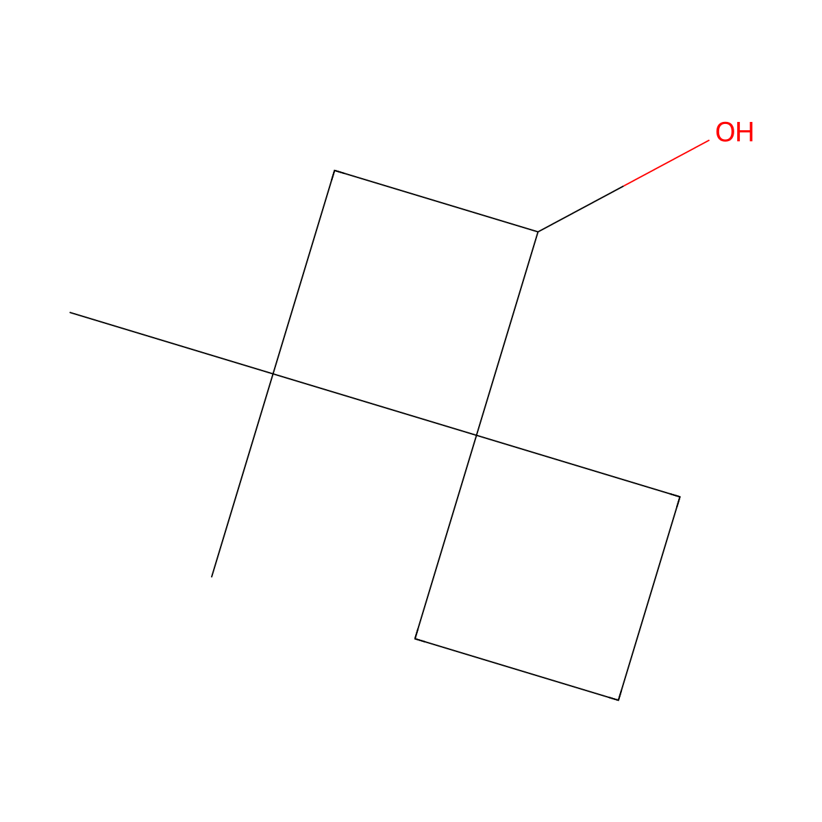 3,3-Dimethylspiro[3.3]heptan-1-ol molecular structure, CAS 2731014-76-7