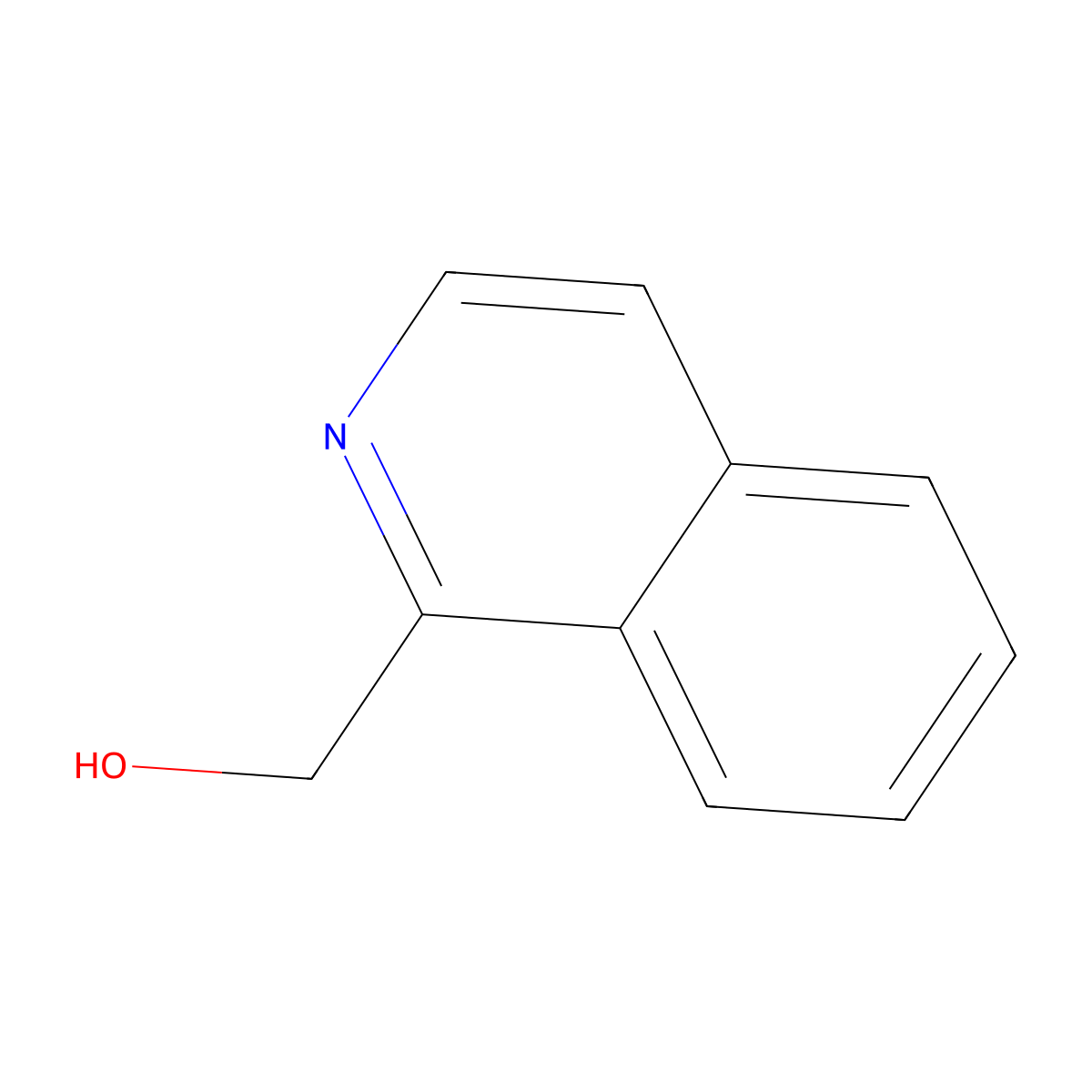 1-(Hydroxymethyl)isoquinoline molecular structure, CAS 27311-63-3