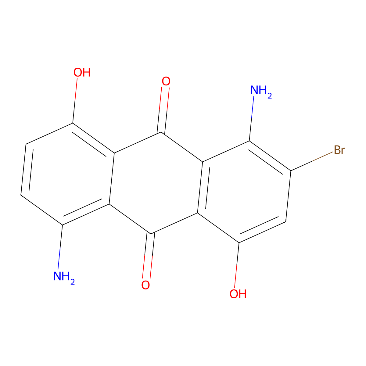 Disperse Blue 56 molecular structure, CAS 27312-17-0