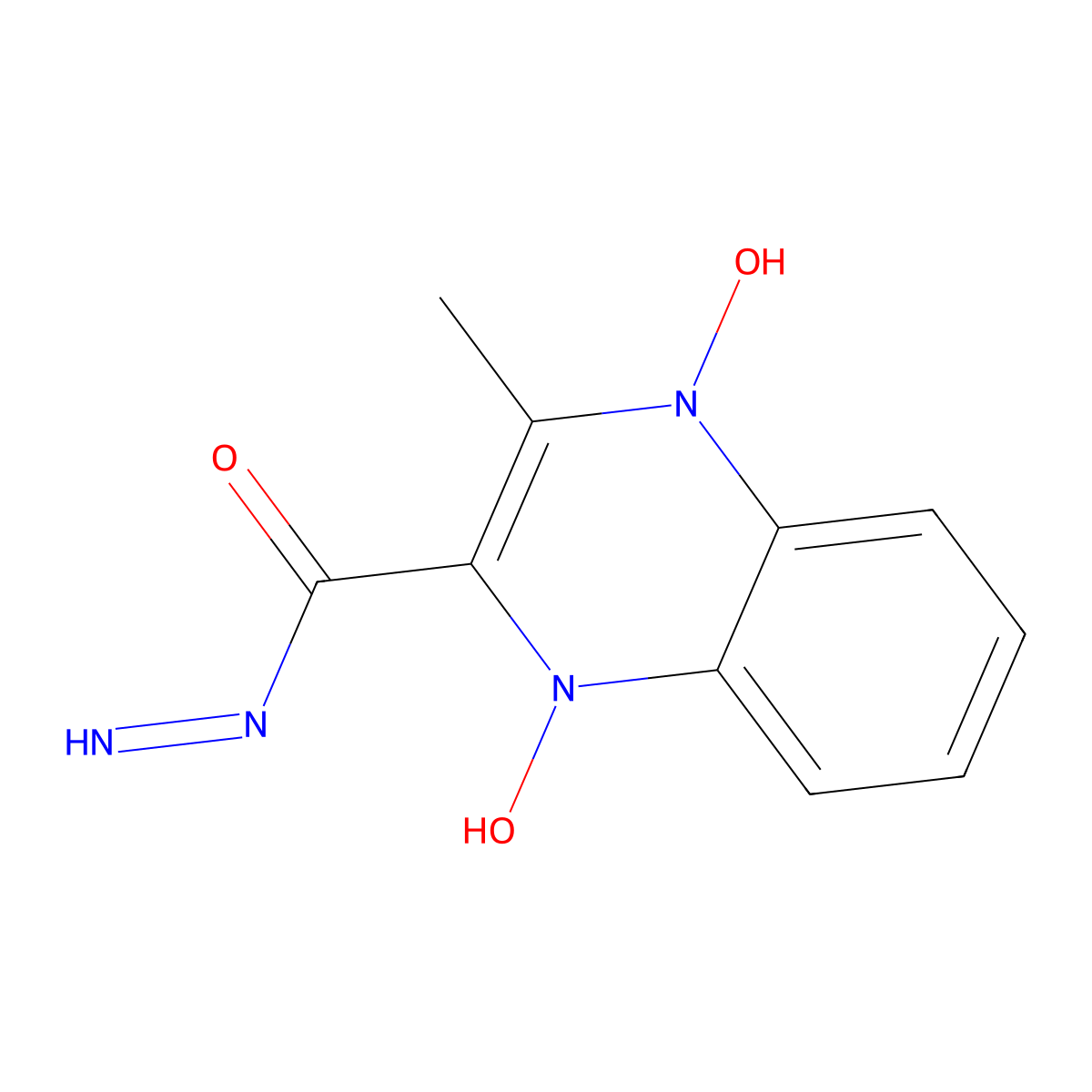 Drazidox molecular structure, CAS 27314-77-8