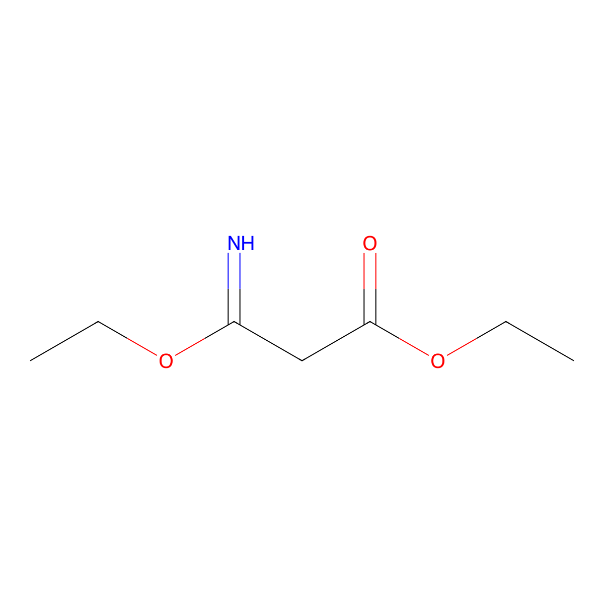 Propanoic acid, 3-ethoxy-3-imino-, ethyl ester molecular structure, CAS 27317-59-5