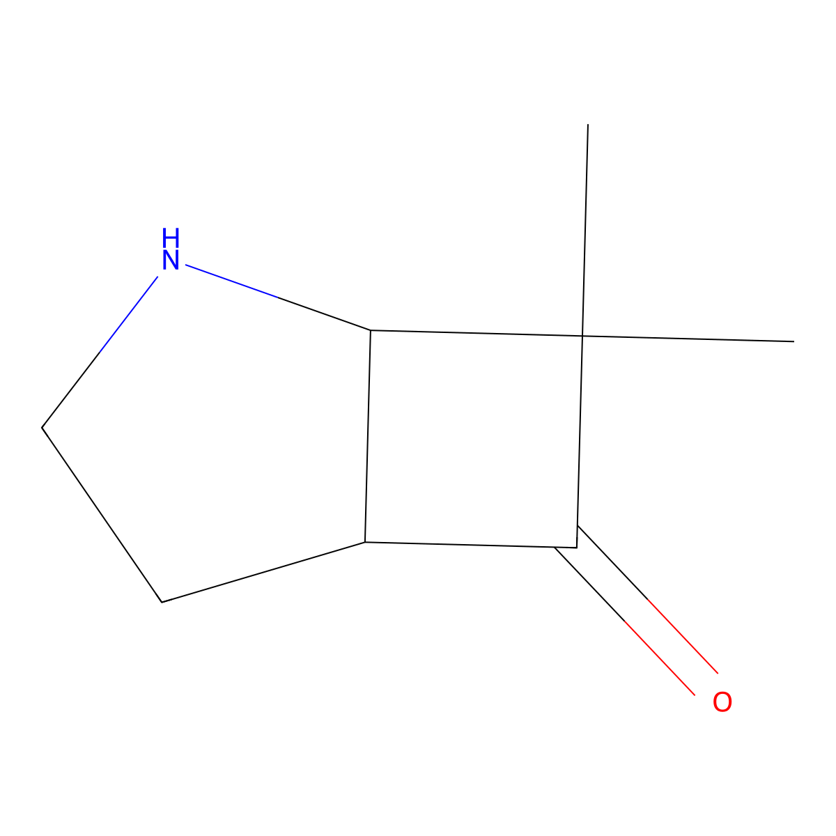 rac-(1R,5S)-7,7-dimethyl-2-azabicyclo[3.2.0]heptan-6-one molecular structure, CAS 2732255-93-3