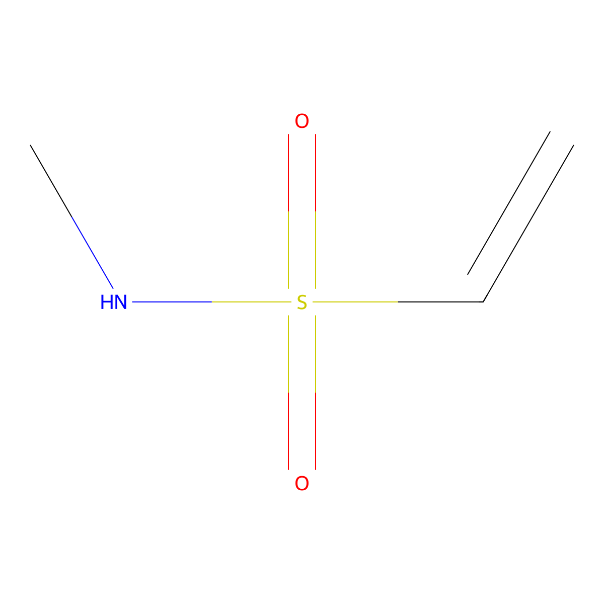N-Methylethenesulfonamide molecular structure, CAS 27325-97-9