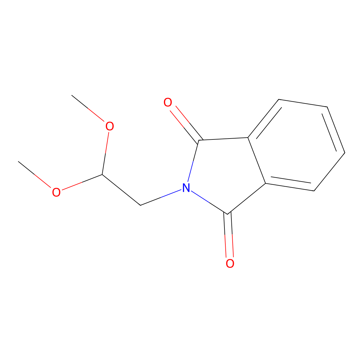 N-(2,2-Dimethoxyethyl)phthalimide molecular structure, CAS 27328-34-3
