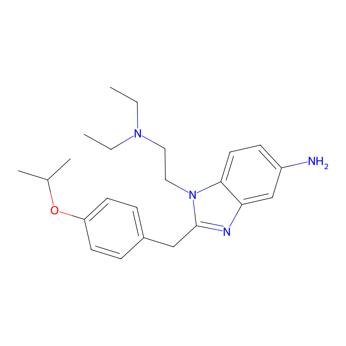 5-Aminoisotonitazene molecular structure, CAS 2732926-25-7