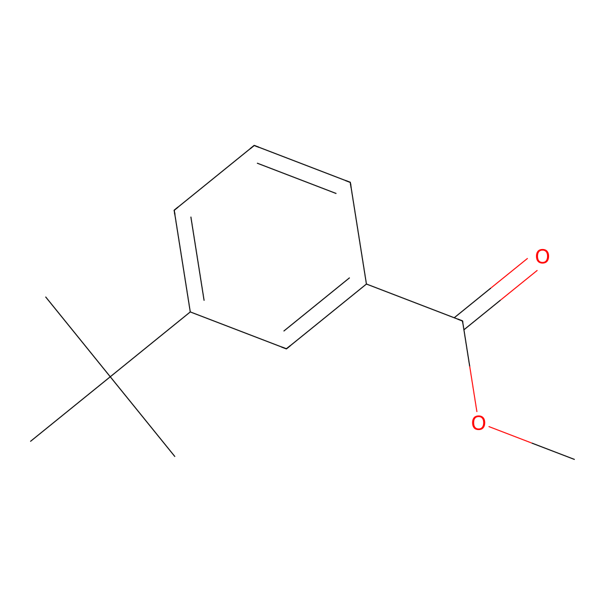 Methyl 3-tert-butylbenzoate molecular structure, CAS 27330-57-0