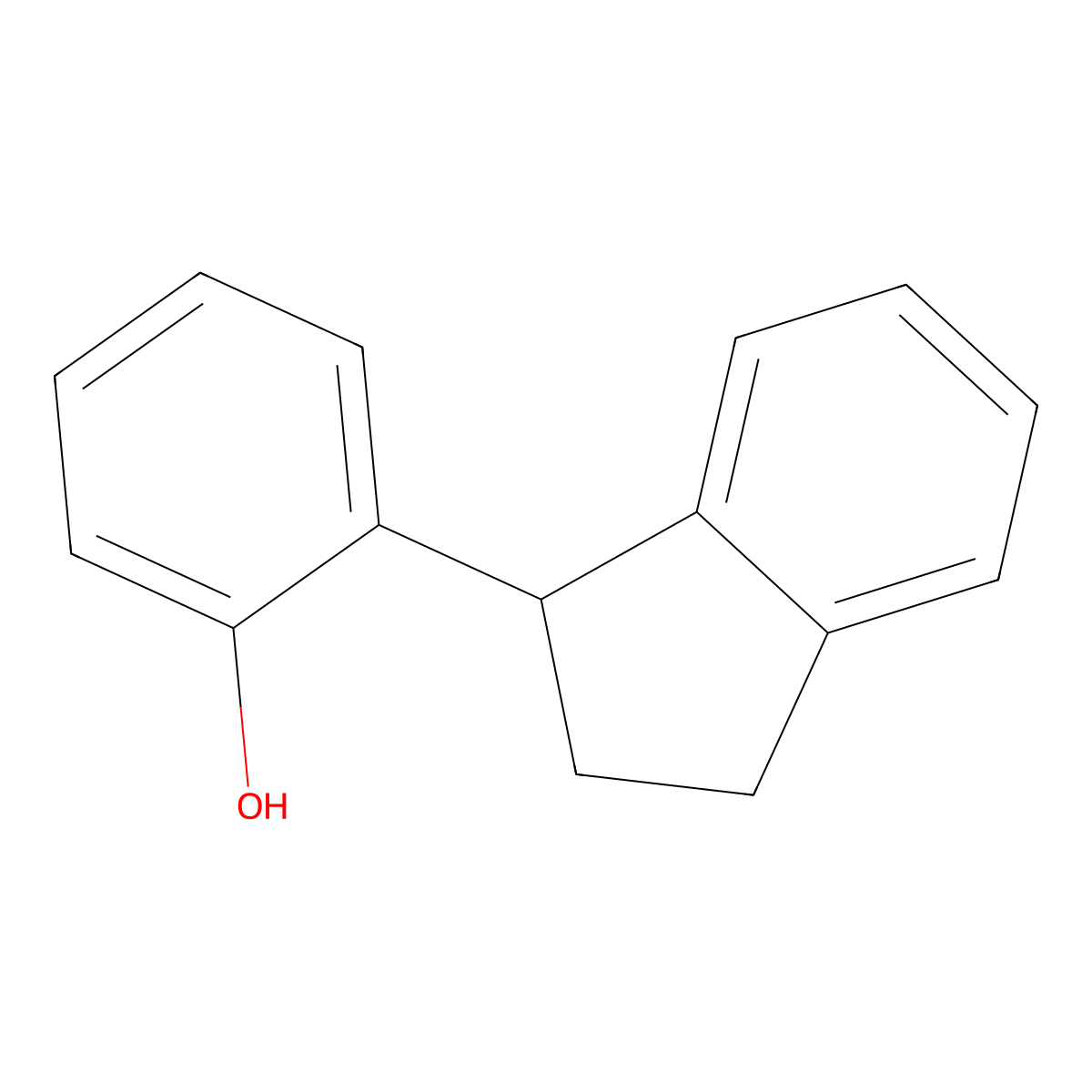 2-(2,3-Dihydro-1H-inden-1-yl)phenol molecular structure, CAS 27331-20-0