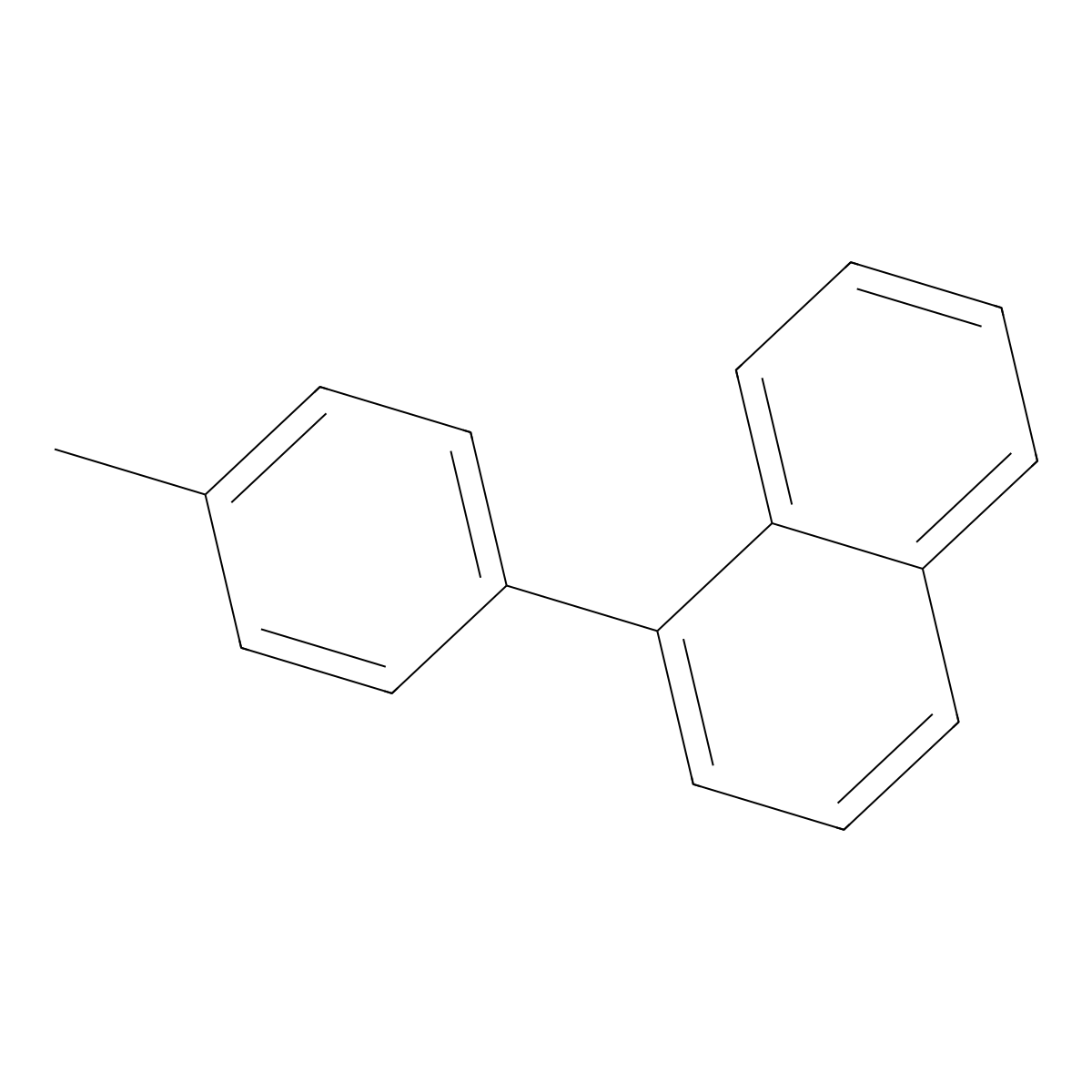 1-(4-Methylphenyl)naphthalene molecular structure, CAS 27331-34-6