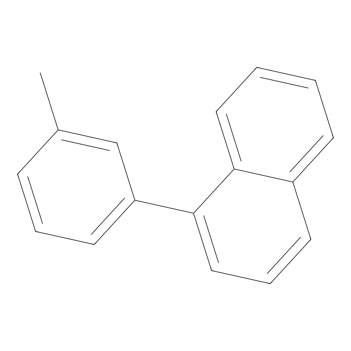 1-(3-Methylphenyl)naphthalene molecular structure, CAS 27331-44-8