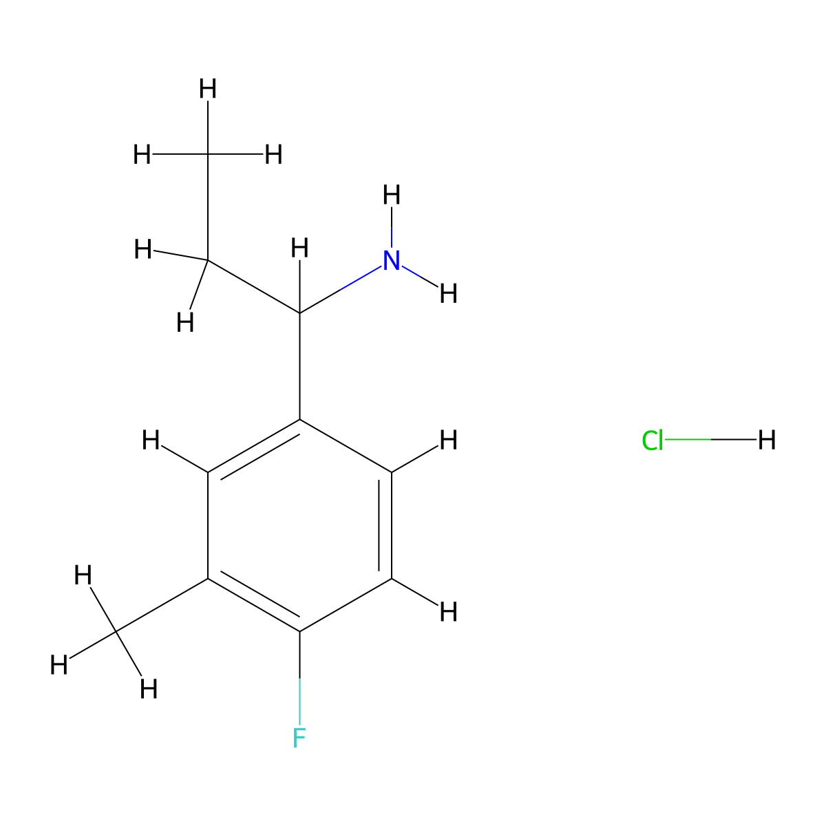 1-(4-Fluoro-3-methylphenyl)propan-1-amine hydrochloride molecular structure, CAS 2733123-76-5