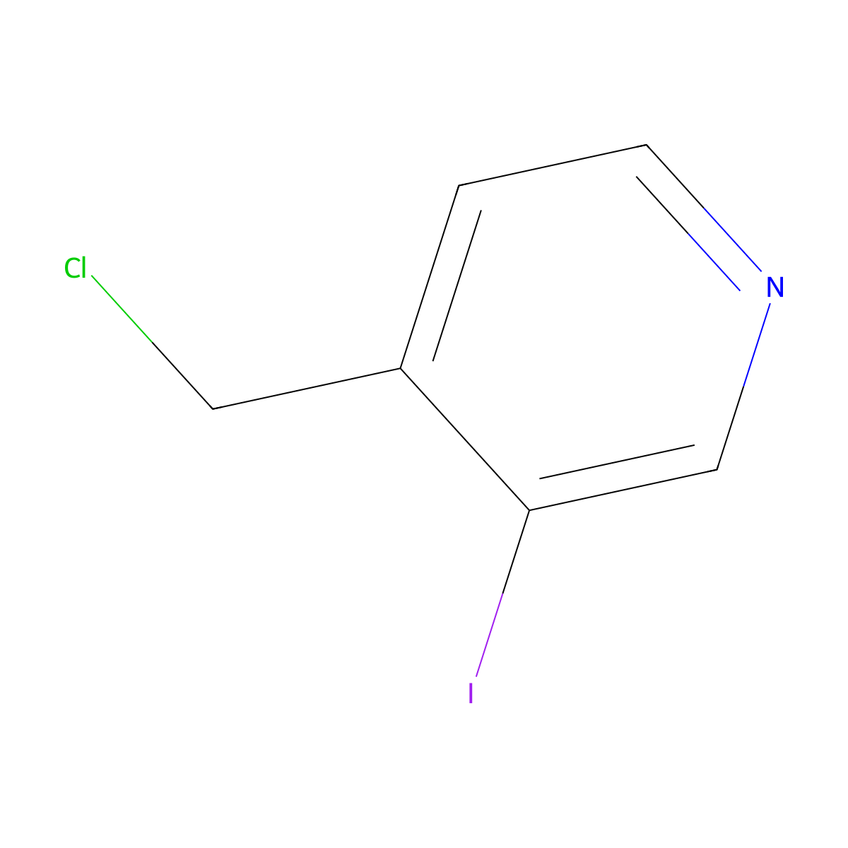 4-(Chloromethyl)-3-iodopyridine molecular structure, CAS 2733326-60-6