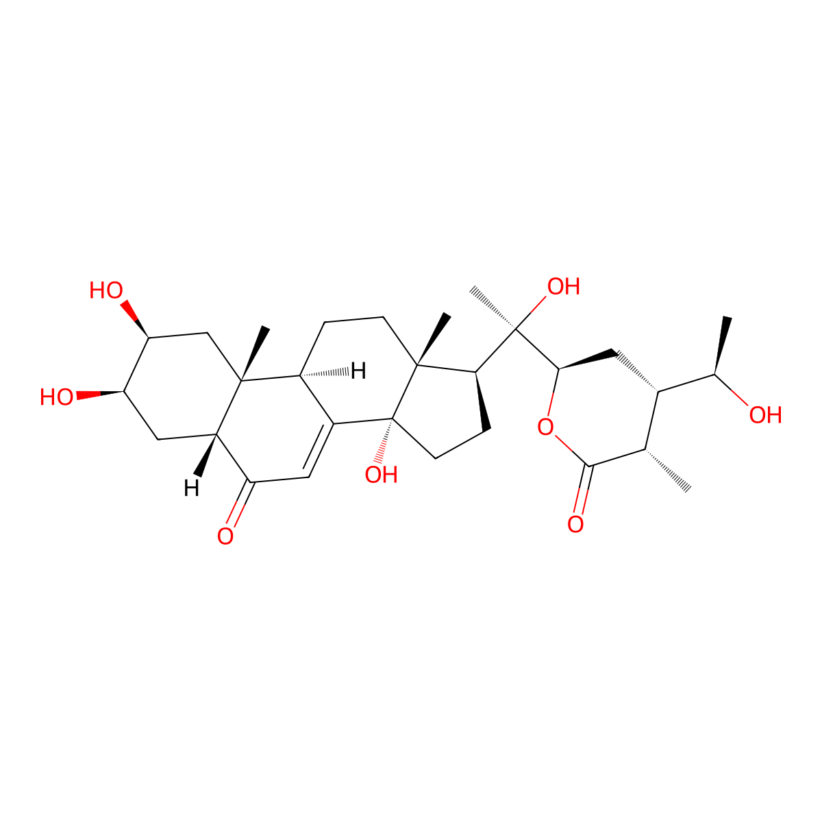 Precyasterone molecular structure, CAS 27335-85-9