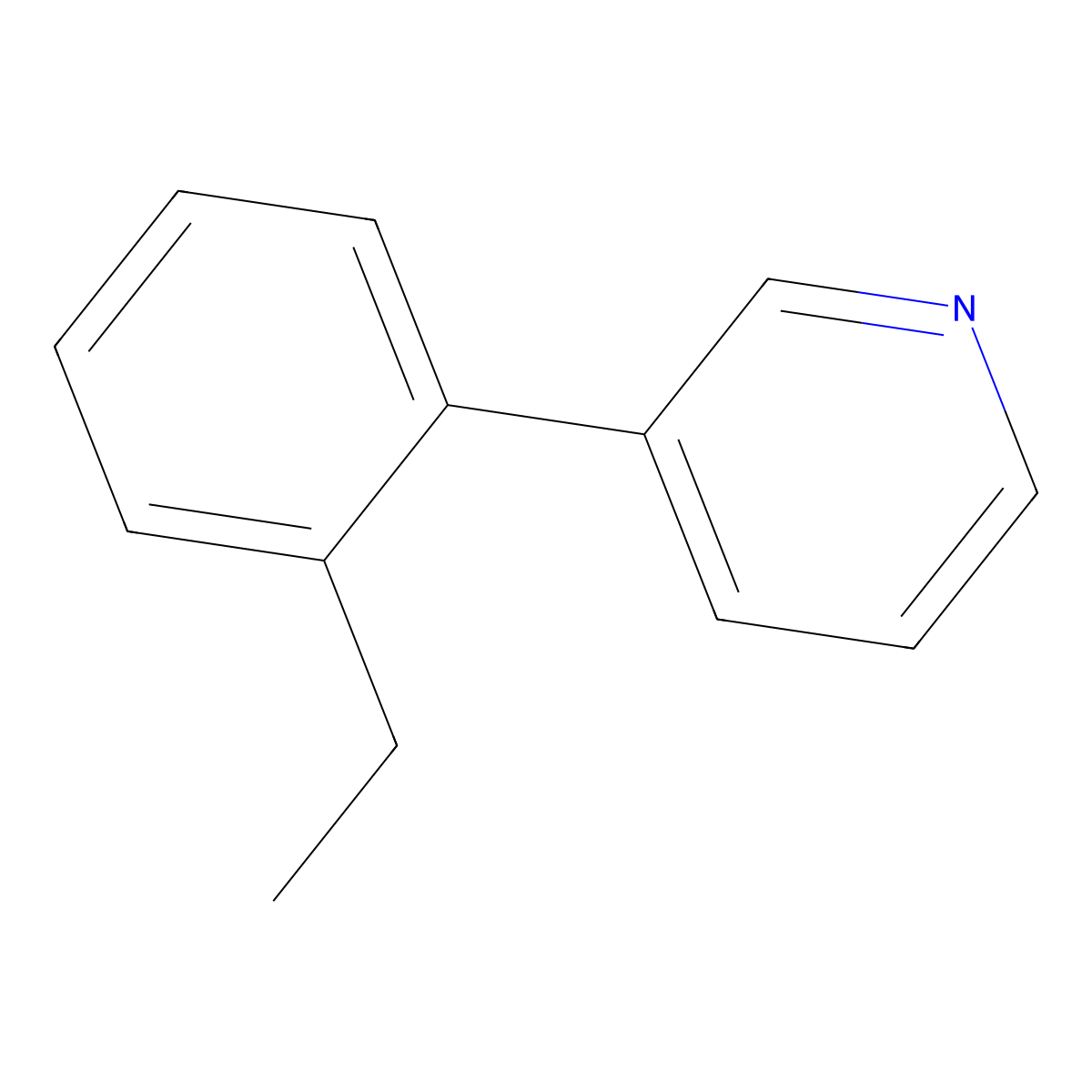 3-(2-Ethylphenyl)pyridine molecular structure, CAS 2733551-76-1