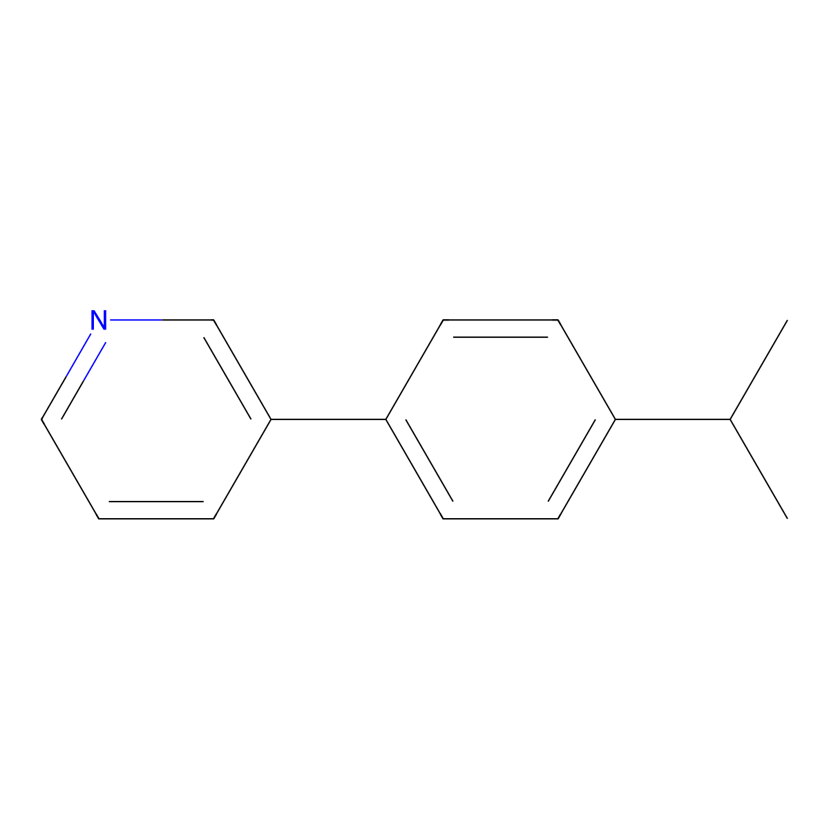 3-(4-Isopropylphenyl)pyridine molecular structure, CAS 2733642-55-0