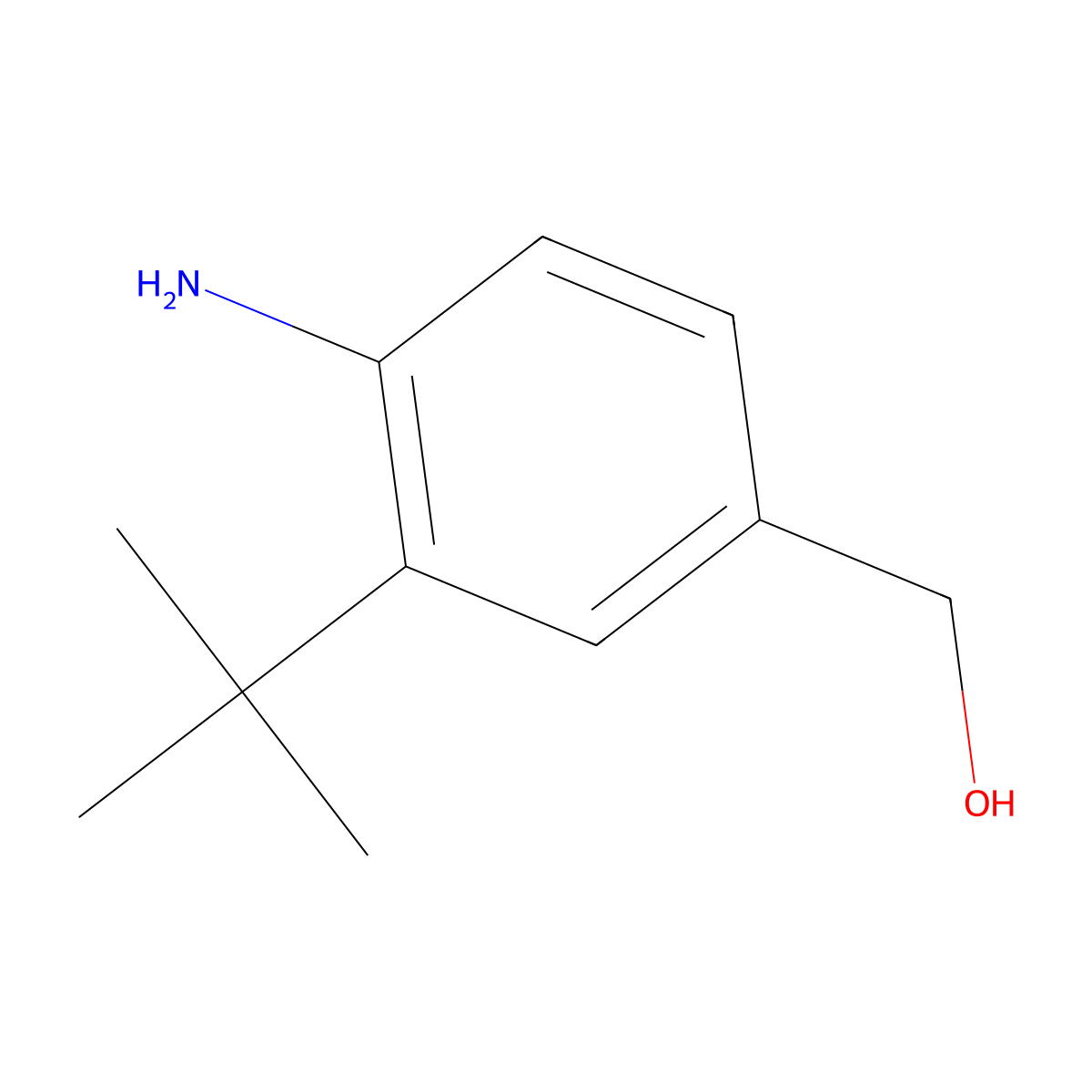 (4-Amino-3-(tert-butyl)phenyl)methanol molecular structure, CAS 2733795-10-1