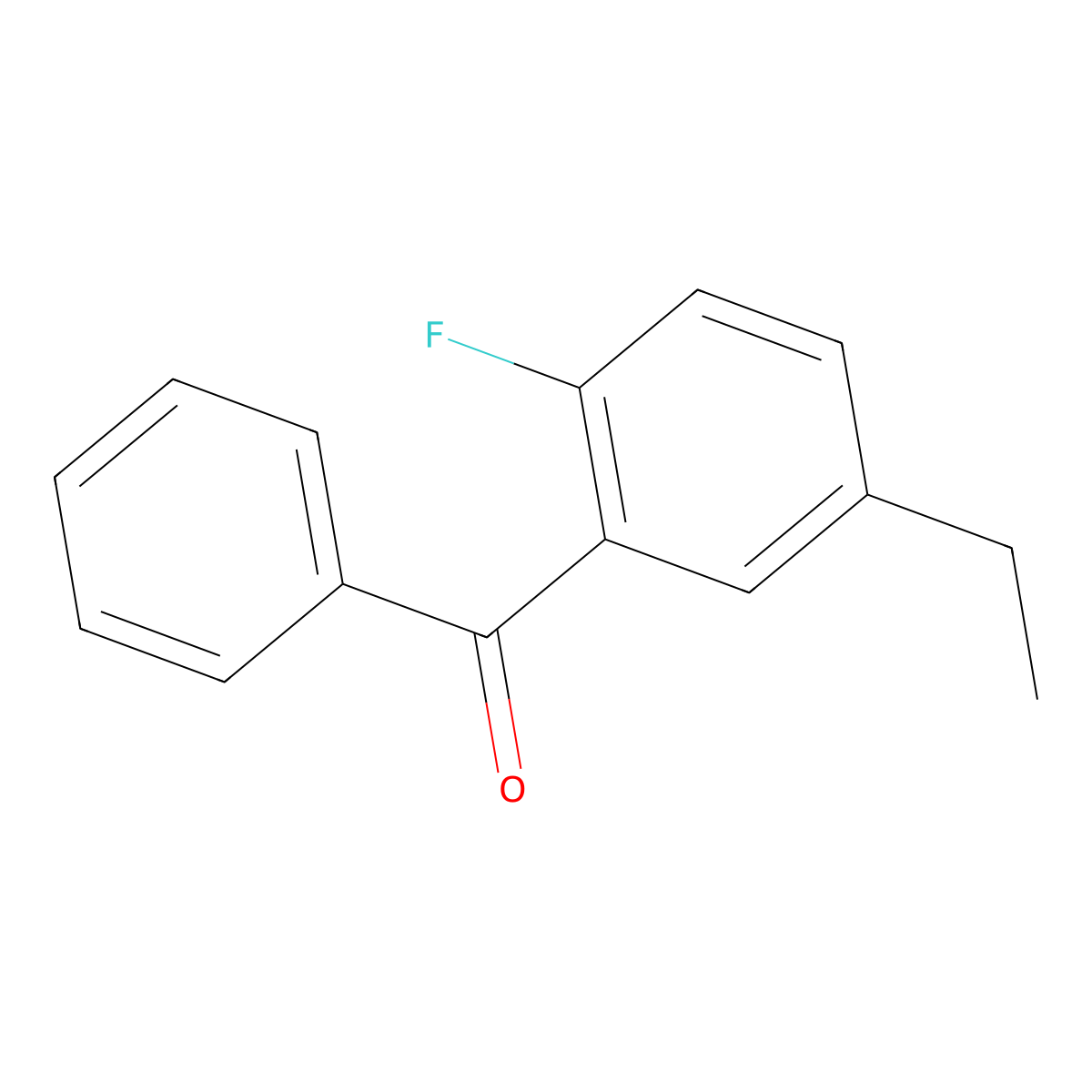 (5-Ethyl-2-fluorophenyl)(phenyl)methanone molecular structure, CAS 2733836-71-8