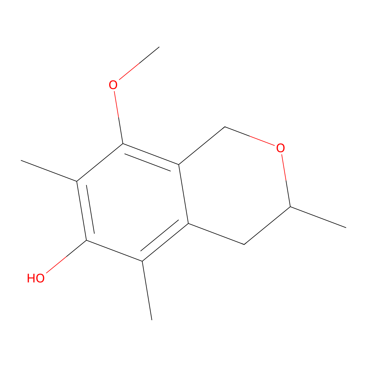 8-methoxy-3,5,7-trimethyl-3,4-dihydro-1H-2-benzopyran-6-ol molecular structure, CAS 2733900-31-5